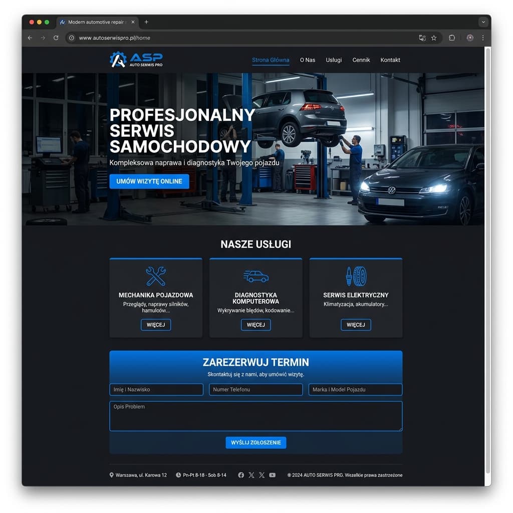Realizacja: Auto Serwis Premium