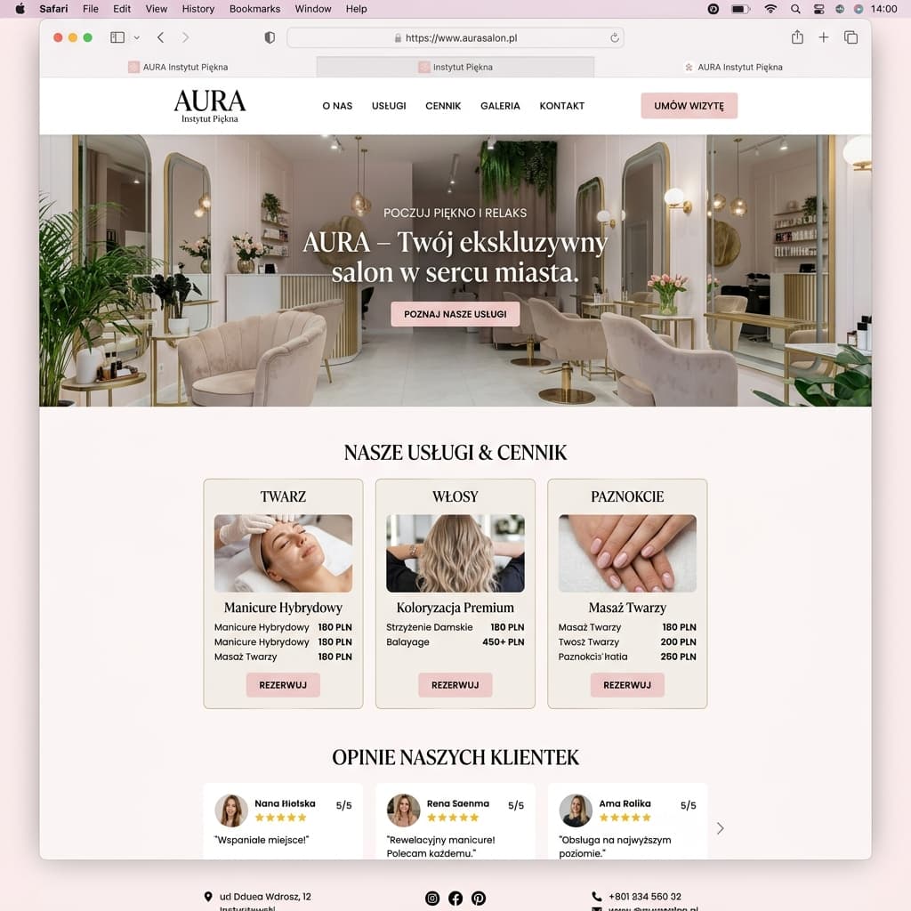 Realizacja: Studio Urody La Belle