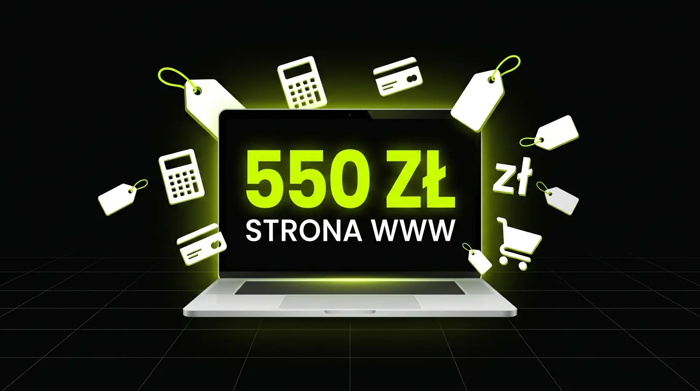 Ile kosztuje strona internetowa w 2026? Przewodnik
