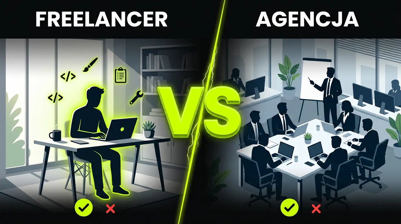 Freelancer vs agencja — kto zrobi lepszą stronę?